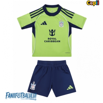 Fulham Echipament de Fotbal Replică 2025-26 Copii Deplasare (+ Șorturi)